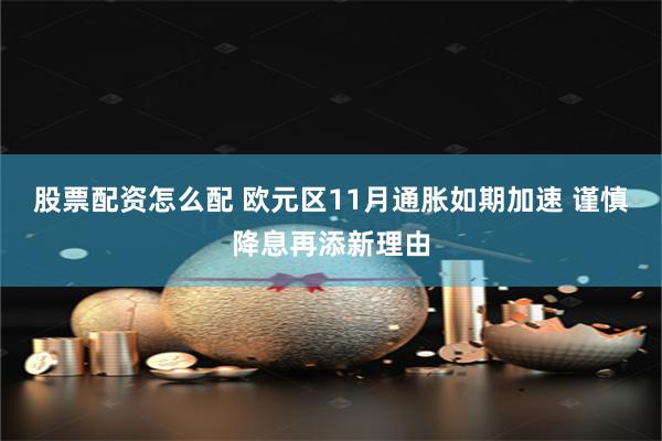 股票配资怎么配 欧元区11月通胀如期加速 谨慎降息再添新理由